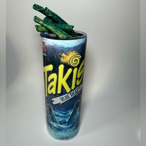 Blue takis tumbler